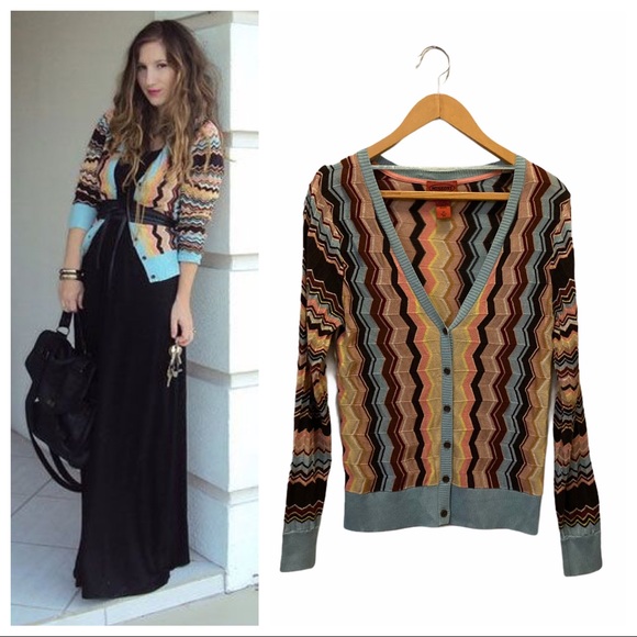 Missoni for Target Sweaters - Missoni Target zig zag chevron cardigan sweater M
